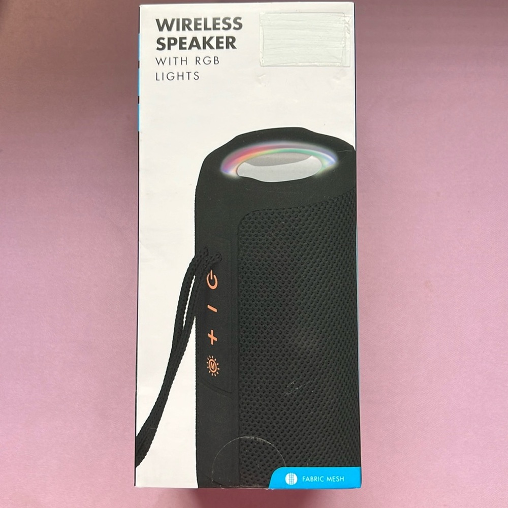 Wireless Speaker With Lights